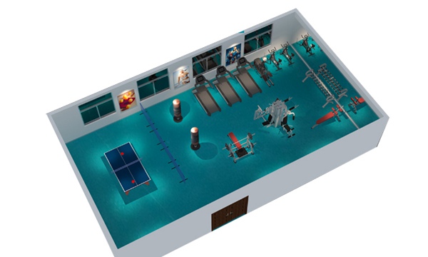 150平方健身房配置方案-广西333体育健身器材有限公司 150平方健身房配置方案-广西333体育健身器材有限公司