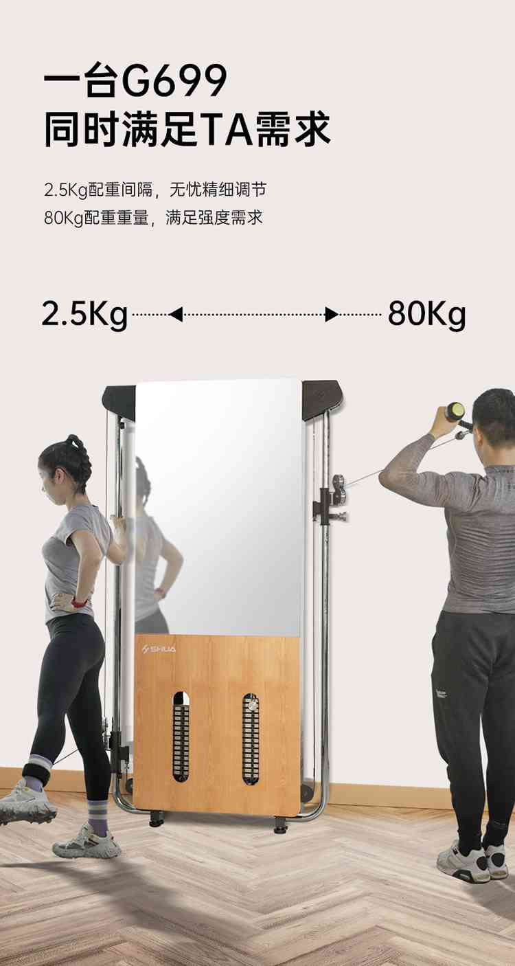 SH-G699 壁挂式拉绳训练器-广西333体育健身器材有限公司